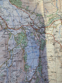 KESWICK Ordnance Survey One Inch Map 82 Whitehaven Wigton Good Condition