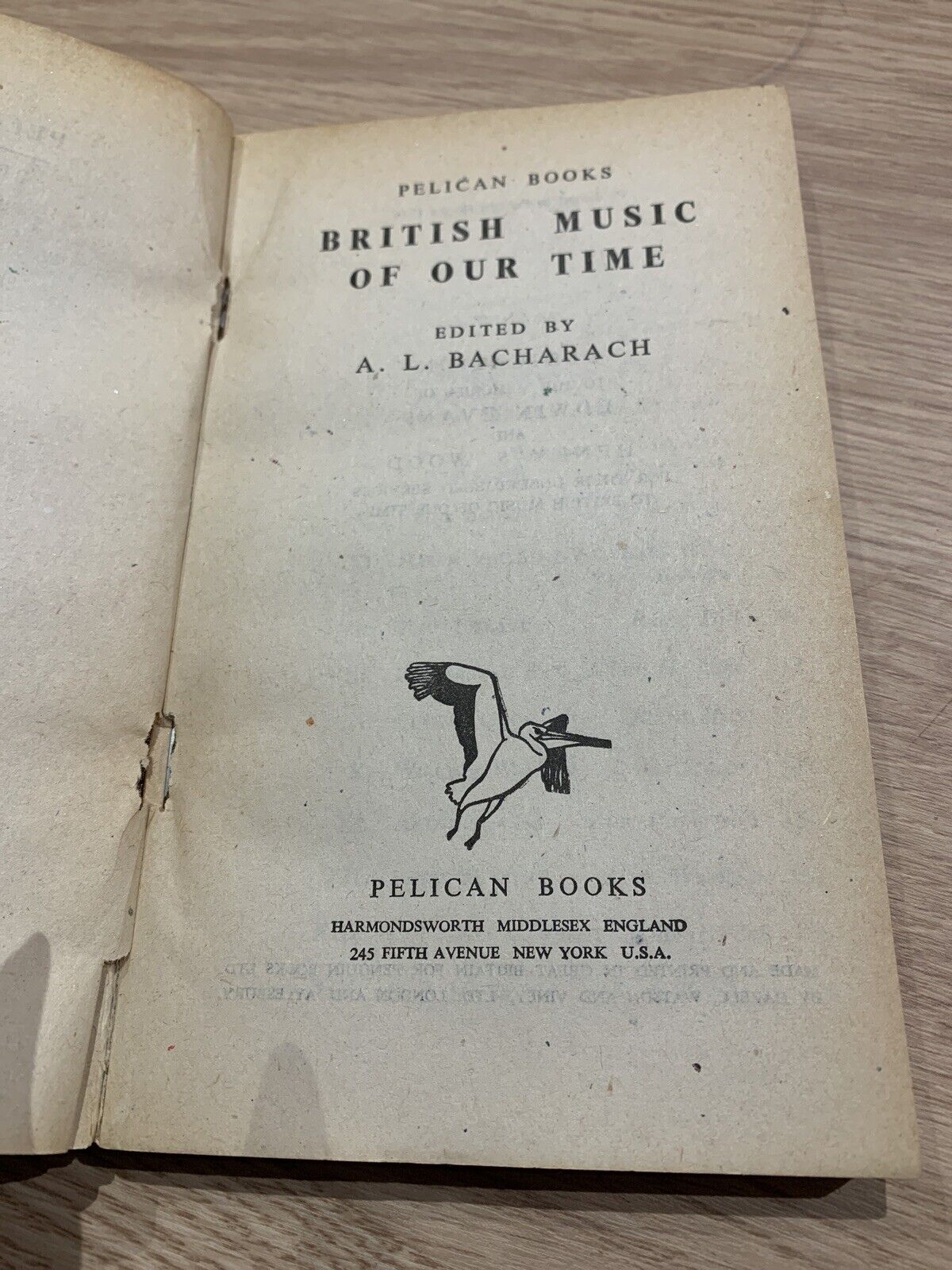 British Music Of Our Time - Edited By AL Bacharach 1946 Pelican A156