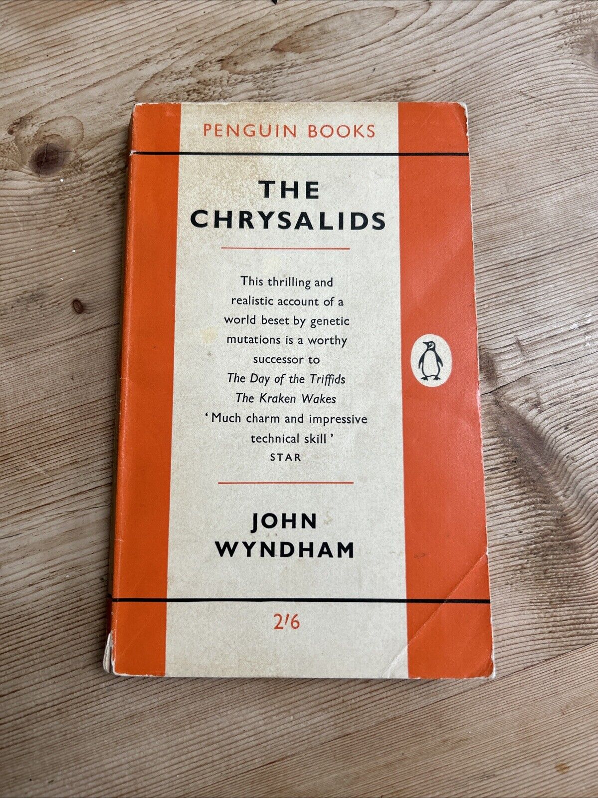 THE CHRYSALIDS John Wyndham Penguin Book 1962 No 1308 Science Fiction