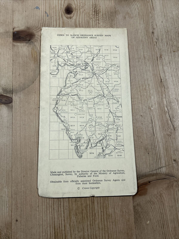 POOLEY BRIDGE Ullswater Ordnance Survey Sheet NY42  1:25000 1960 Lake District