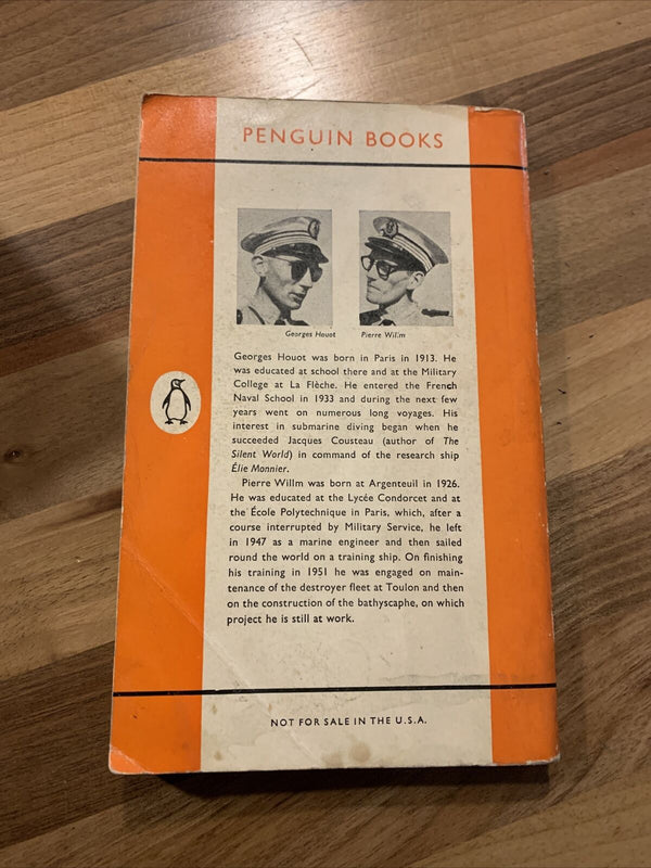 2000 FATHOMS DOWN Georges Houot & Pierre Willm - Penguin 1958 France Naval Sea