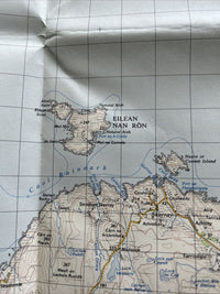 TONGUE - Ordnance Survey Map One Inch 1959 Sheet 10 Scotland Strathnaver