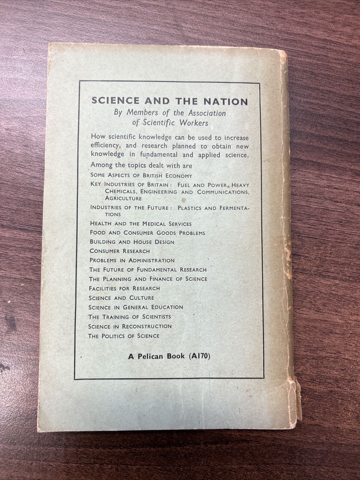 SCIENCE NEWS 3 - Penguin Books 1947 First Edition - Blood Transfusion Etc