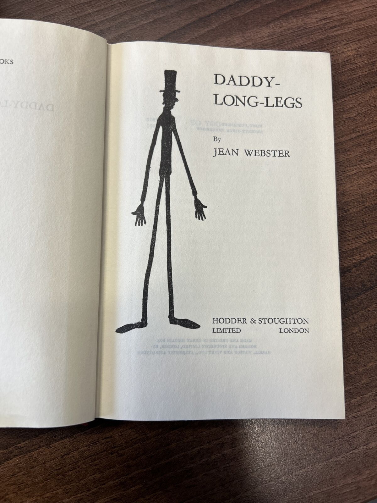 DADDY-LONG-LEGS Jean Webster 1951 Hardback Jacket Letters School