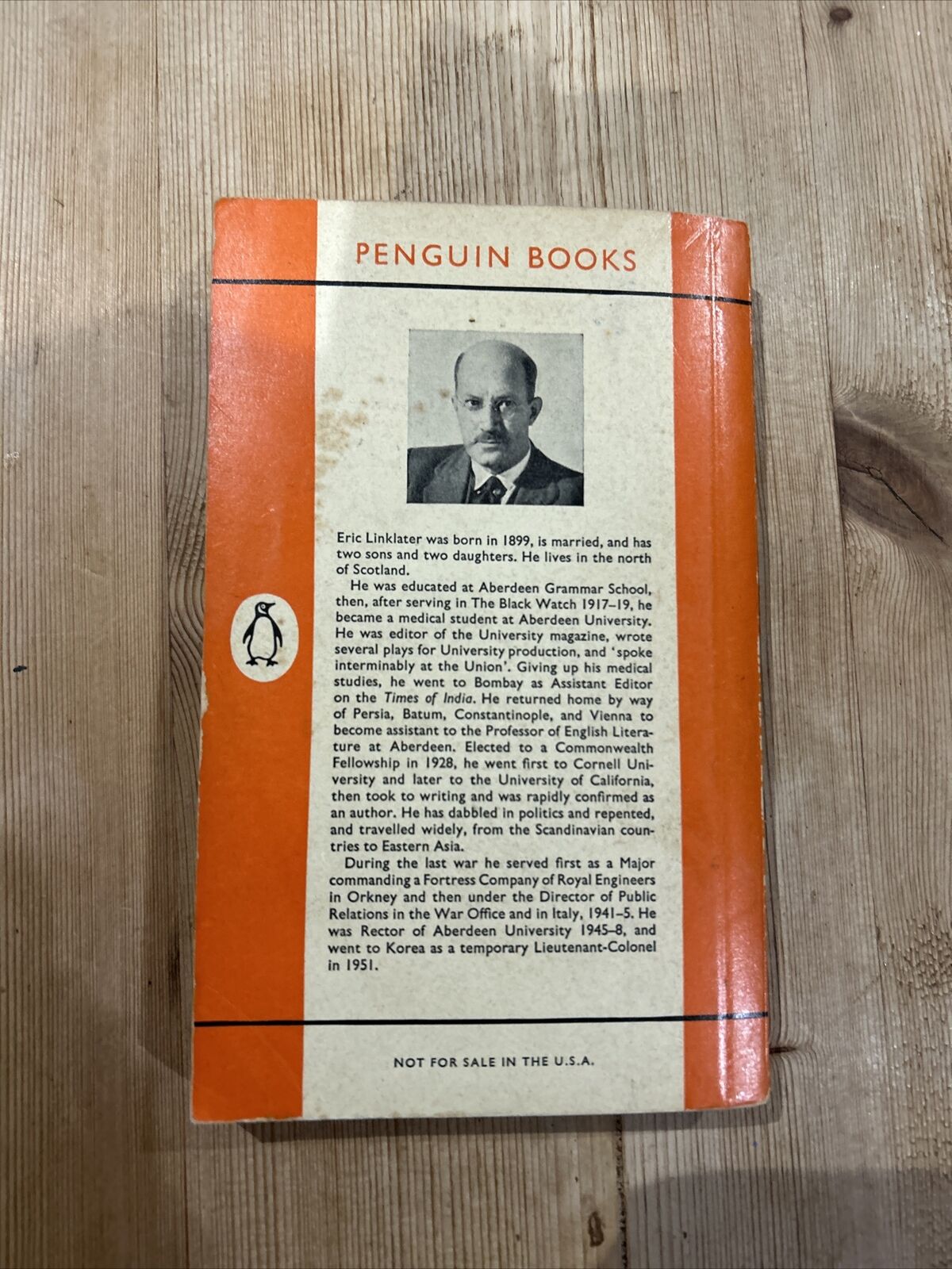 MAGNUS MERRIMAN Eric Linklater Penguin Books 1959 No 1389 Scotland