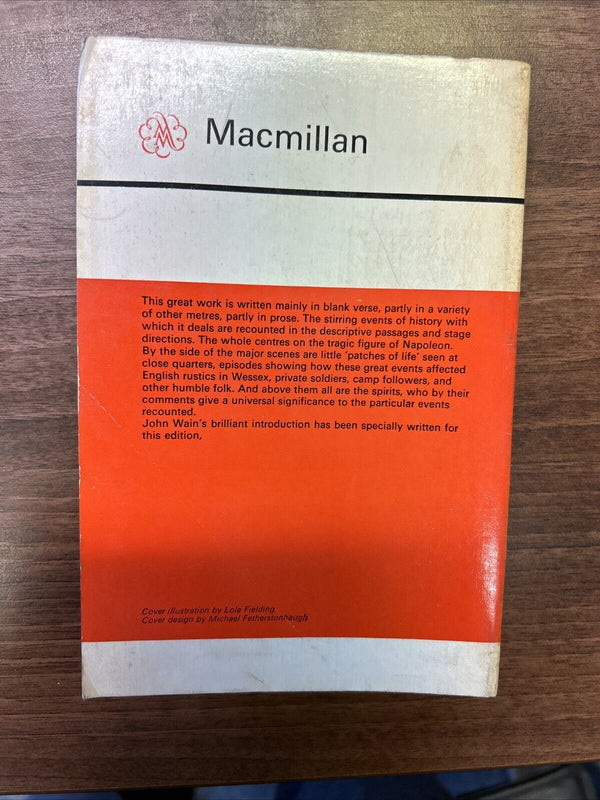 THE DYNASTS Thomas Hardy - Macmillan Books Papermac P120 1965 Napoleon