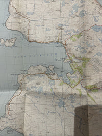 GAIRLOCH  Ordnance Survey Seventh Series Paper One inch 1958 Sheet 19 Ewe