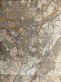 KEIGHLEY & ILKLEY Pathfinder Ordnance Survey Sheet SE04/14 1:25000 1983 Guiseley