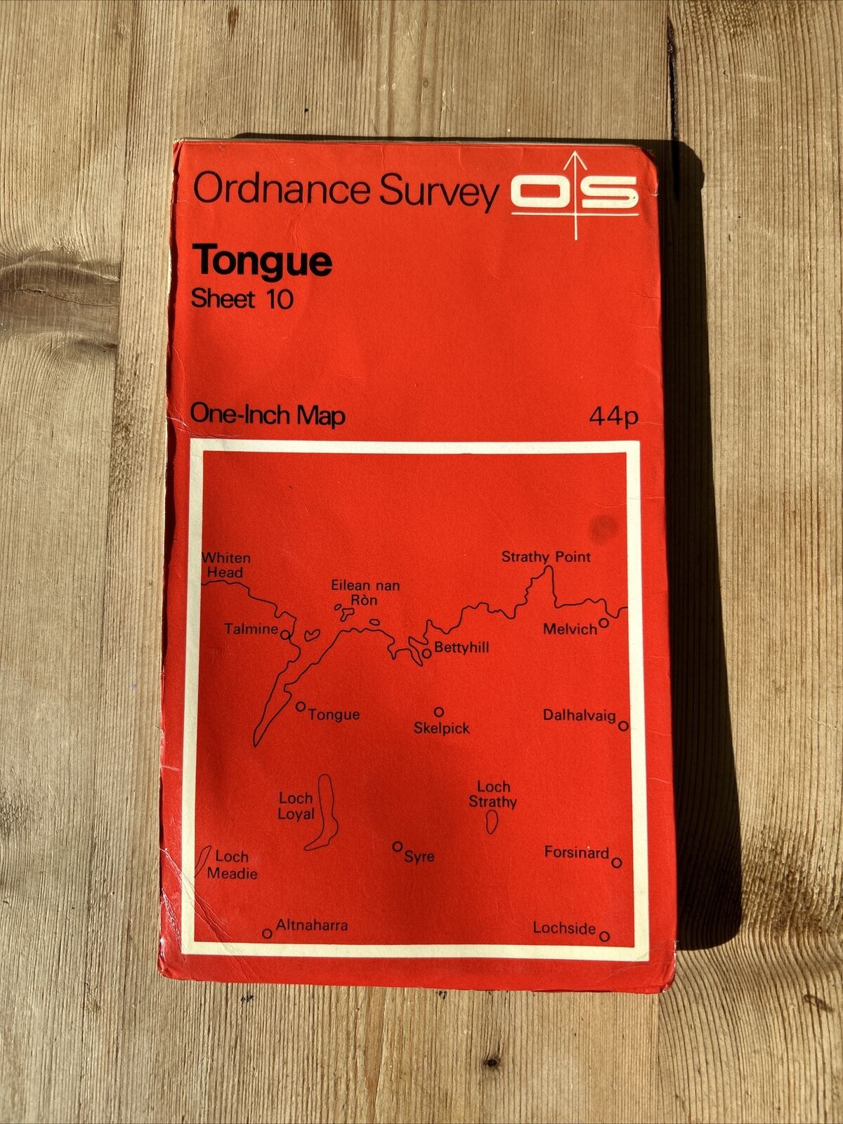 TONGUE 1959 Ordnance Survey One Inch Map Sheet 10 Scotland Farr Strathy Point