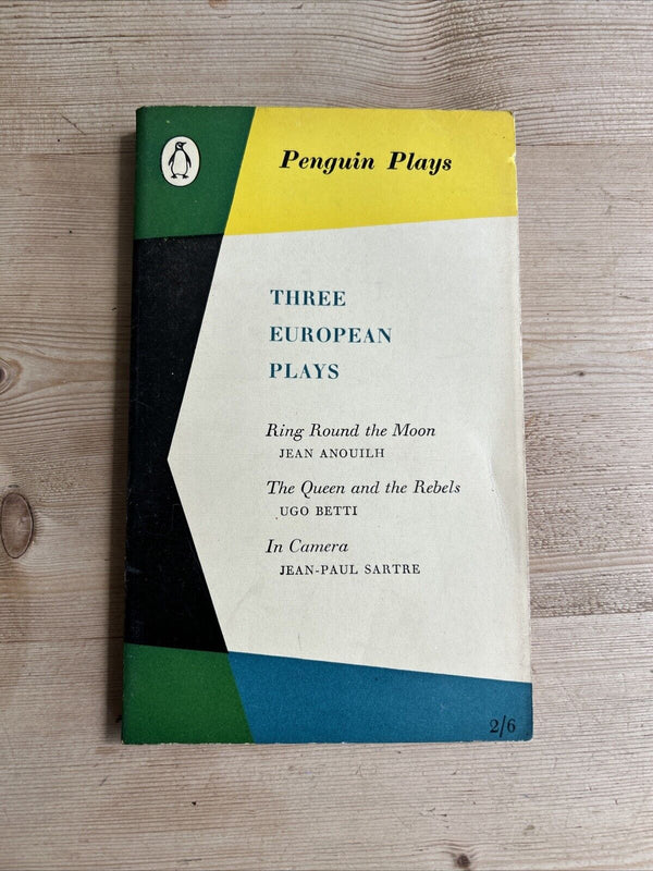 PENGUIN PLAYS THREE EUROPEAN PLAYS 1289 1958 Sartre Anouilh Betti