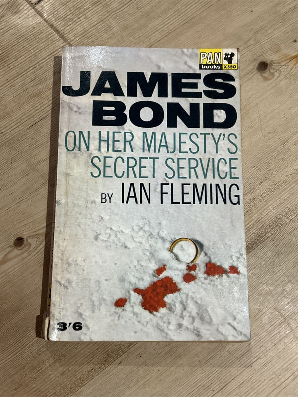 ON HER MAJESTY’S SECRET SERVICE James Bond By Ian Fleming Pan Books 1965 No X350