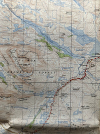 LOCH INVER & LOCH ASSYNT Ordnance Survey Seventh Series Paper 1 in 1959 Sheet 13