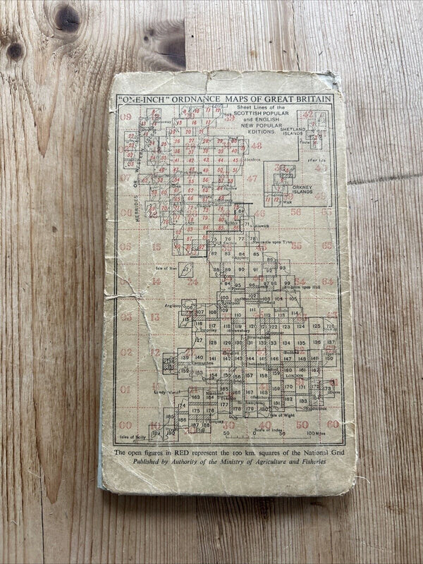 KINTYRE Ordnance Survey One Inch Sheet 65 Popular Edition 1925 Arran Campbeltown