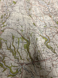 PICKERING Ordnance Survey Cloth One Inch Map 1947 Sixth Edition Sheet 92 Malton