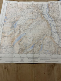 DOLGARROG Ordnance Survey 1:25,000 First Series Sheet SH76 1953 Llanrwst