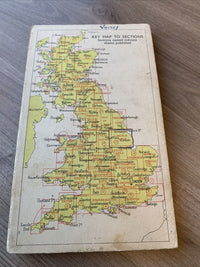 Johnstons Cloth New 2 Miles To 1 Inch Map - Lincoln No 23 Hull Boston Newark