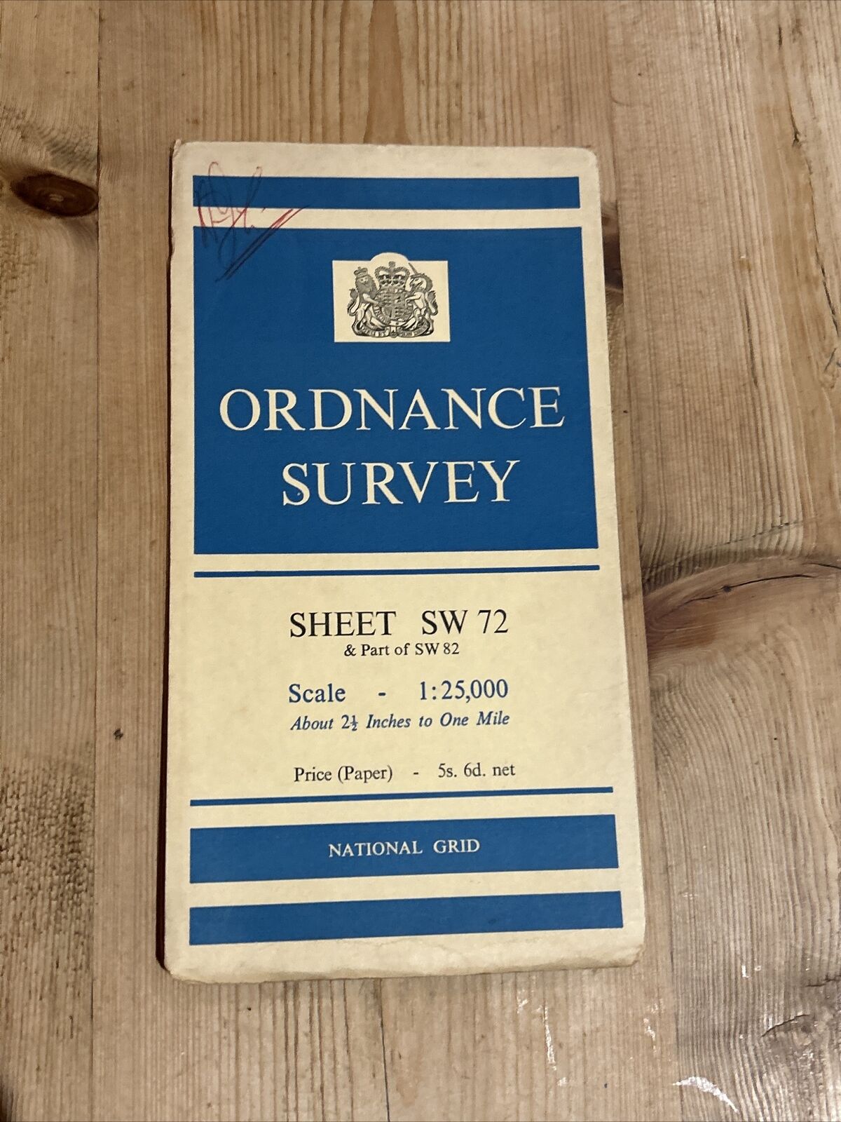 MAWGAN HELFORD RIVER - Ordnance Survey Sheet SW72 1:25000 1960 St Keverne