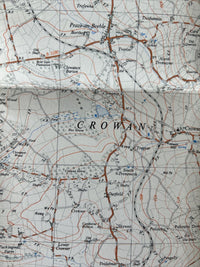 CAMBORNE South - Cornwall Ordnance Survey Sheet SW63 Two & Half Inch MAP 1960