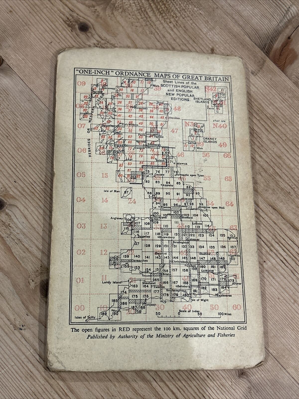 WINCHESTER Ordnance Survey Cloth 1 Inch Map 1945 6th Edition Sheet 168 Dissected