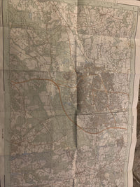 CRAWLEY East Grinstead - Pathfinder Ordnance Survey 1:25000 1981 TQ23/33