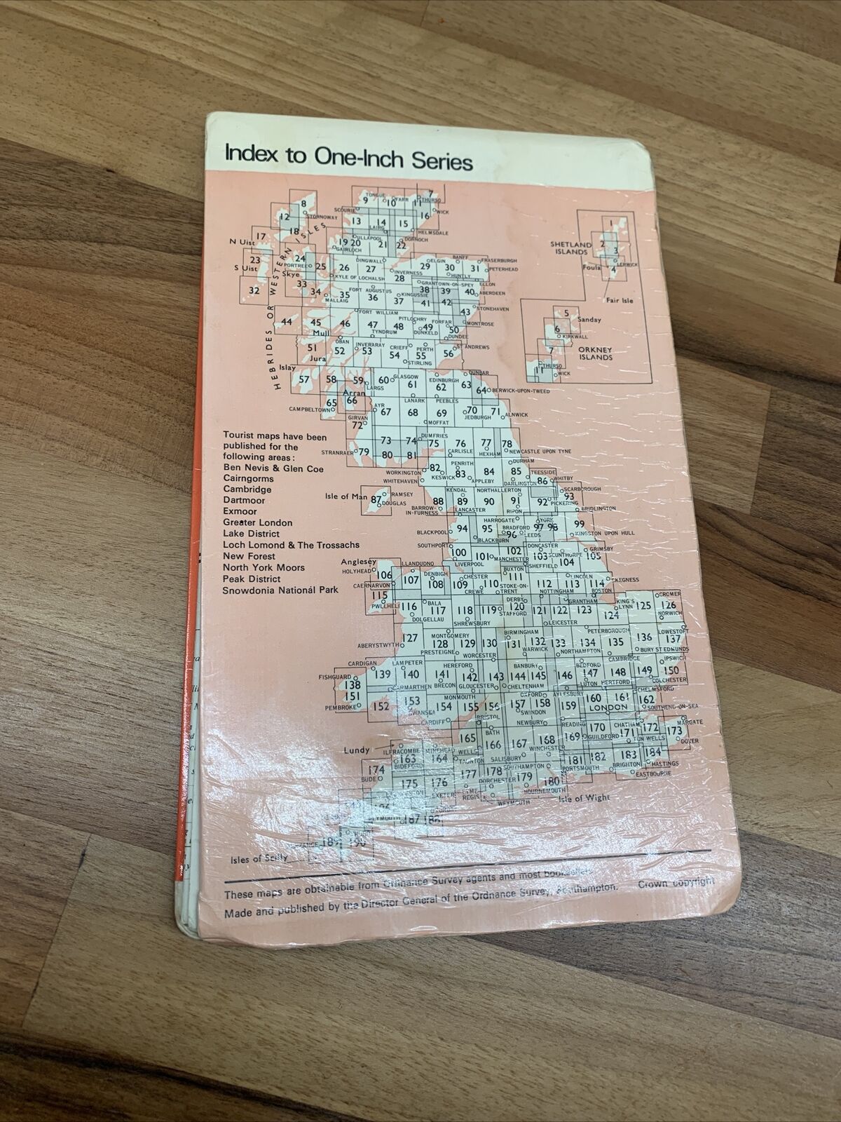 THE CHILTERNS Ordnance Survey One Inch Sheet 159 1968 Amersham Thame Wendover