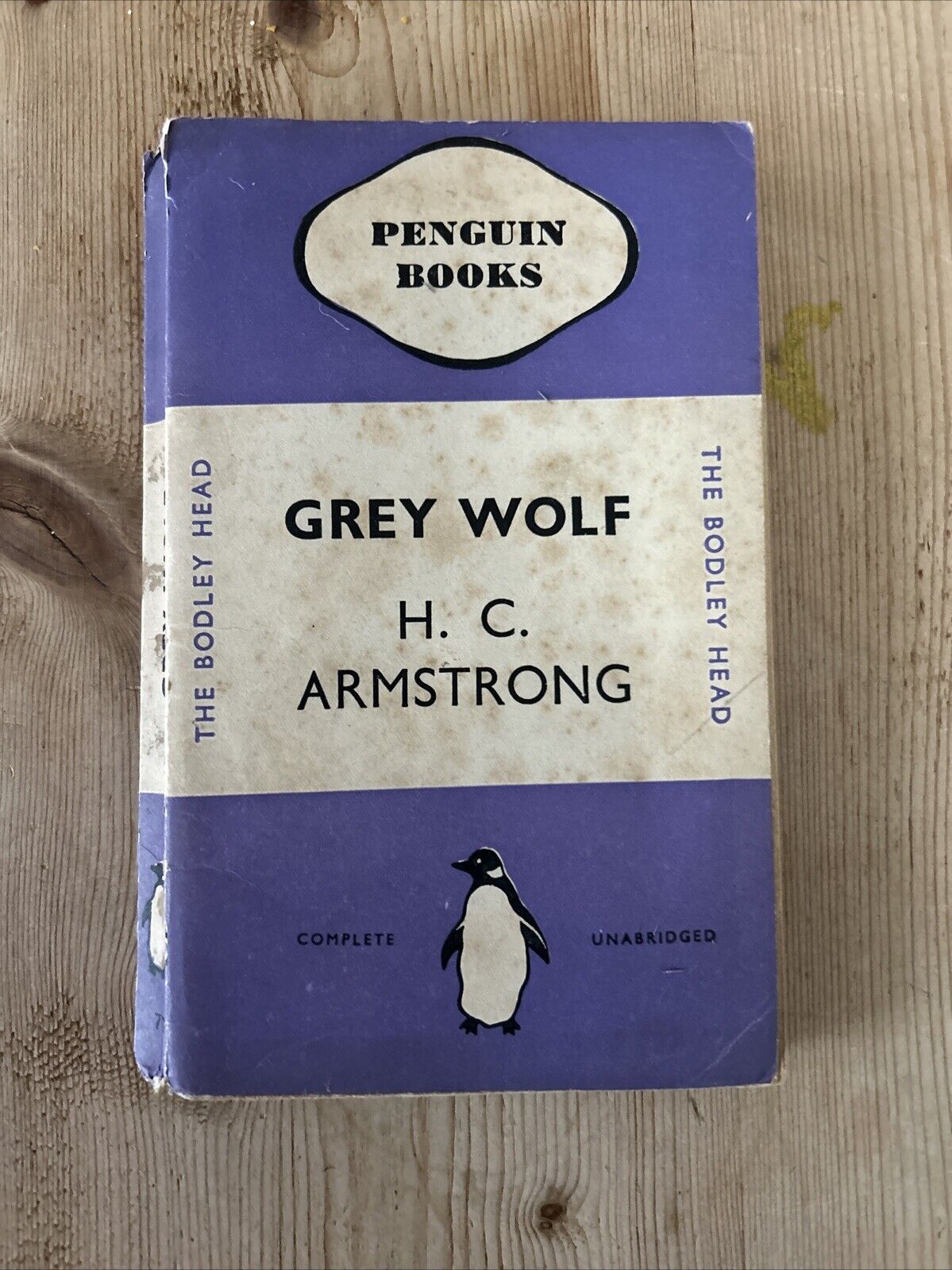 GREY WOLF H C Armstrong Penguin Books No 77 1937 First Edition