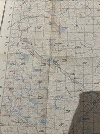 HELMSDALE Ordnance Survey Seventh Series Paper One inch 1958 Sheet 15 Brora