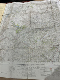 BALA & WELSHPOOL No 117 1953 CLOTH Seventh Series Ordnance Survey One Inch Map