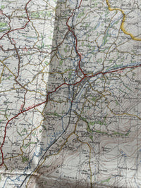 SWANSEA 1966 Edition Ordnance Survey One Inch Map No 153 Neath Oxwich