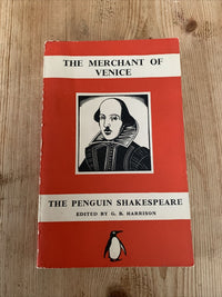 PENGUIN SHAKESPEARE No B8 1937 The Merchant Of Venice