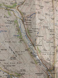 WENSLEYDALE Ordnance Survey Seventh Series One Inch Map 1961 Sheet 90