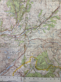 DOLGELLAU Ordnance Survey Map No 116 Seventh Ed 1967 Portmadoc Coed Y Brenin