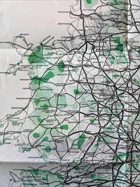 SCENERY and THROUGH ROUTE MAP OF GREAT BRITAIN 1960s?