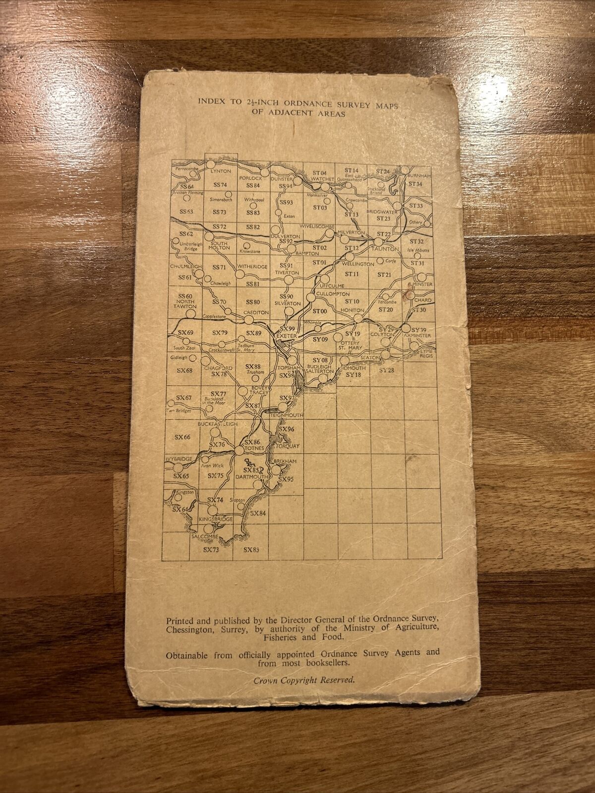 SHEET SS74 21/74 Ordnance Survey Map 1949 2 & Half Inch Sheet LYNMOUTH