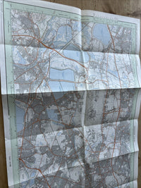 STAINES HEATHROW AIRPORT RICHMOND Pathfinder 1174 Ordnance Survey 1:25000 1984