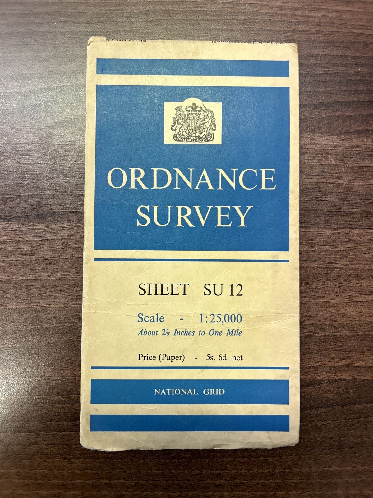 COOMBE BISSETT SALISBURY - Paper Ordnance Survey Sheet SU12 1:25000 1958