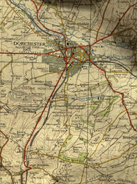 DORCHESTER Ordnance Survey Seventh Series Paper One Inch Map Sheet 178 1960