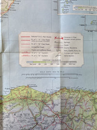 NORTH SCOTLAND Bartholomews RAC Sixth Inch Map Sheet 8 1960s? Wick Dingwall