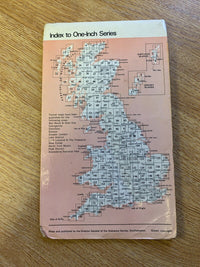 LONDON South West Guildford Staines- Ordnance Survey Map One Inch 1970 Sheet 170