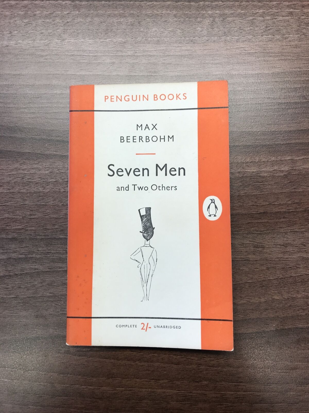 SEVEN MEN AND TWO OTHERS - Max Beerbohm - Penguin Paperback 1954 No 1010