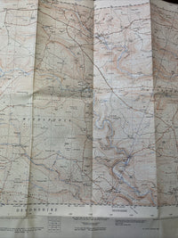 EXFORD - Ordnance Survey 2 & Half Inch Sheet SS83 1962 Withypool