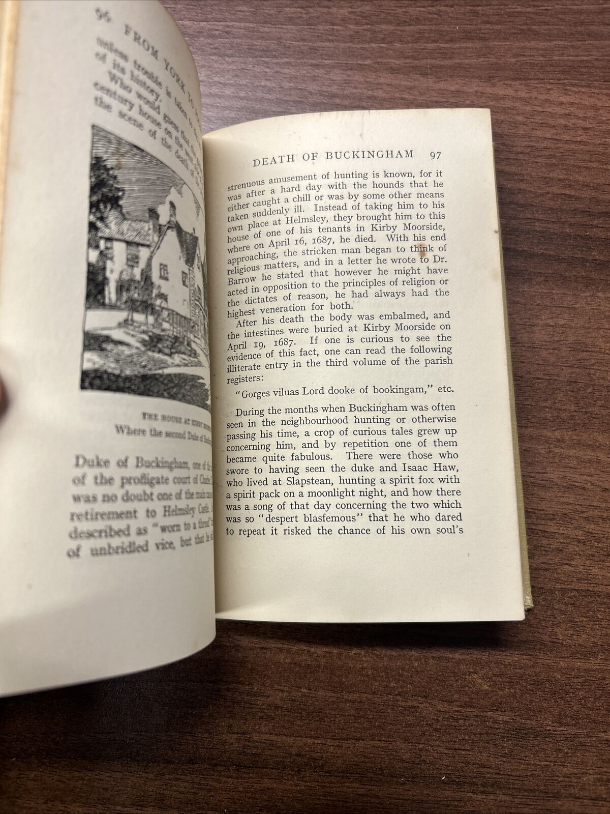 THROUGH YORKSHIRE County Of Broad Acres, Gordon Home, 1933 Hardback Photos