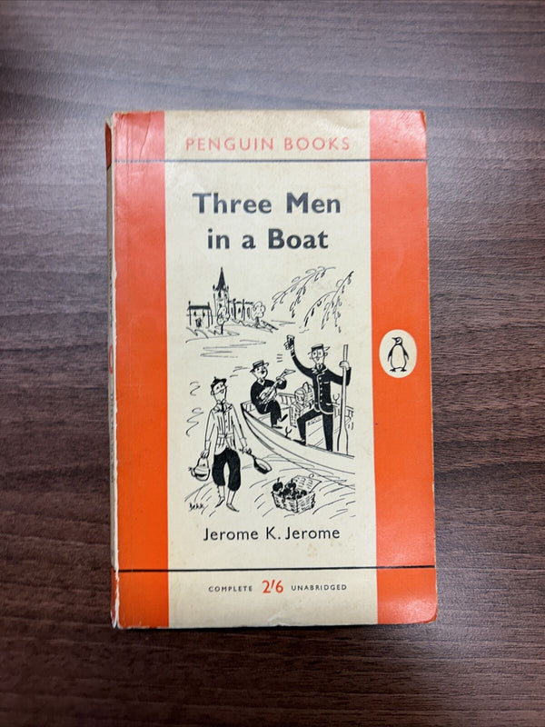 THREE MEN IN A BOAT - Jerome K Jerome Penguin Paperback 1961 No 1213