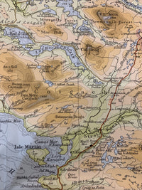 CAPE WRATH Bartholomew  Half Inch Map 1968 No 58 Ullapool Bailcall Rhiconich