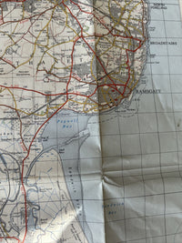 EAST KENT Ordnance Survey Seventh Series Paper One inch 1959 Sheet 173 Hythe