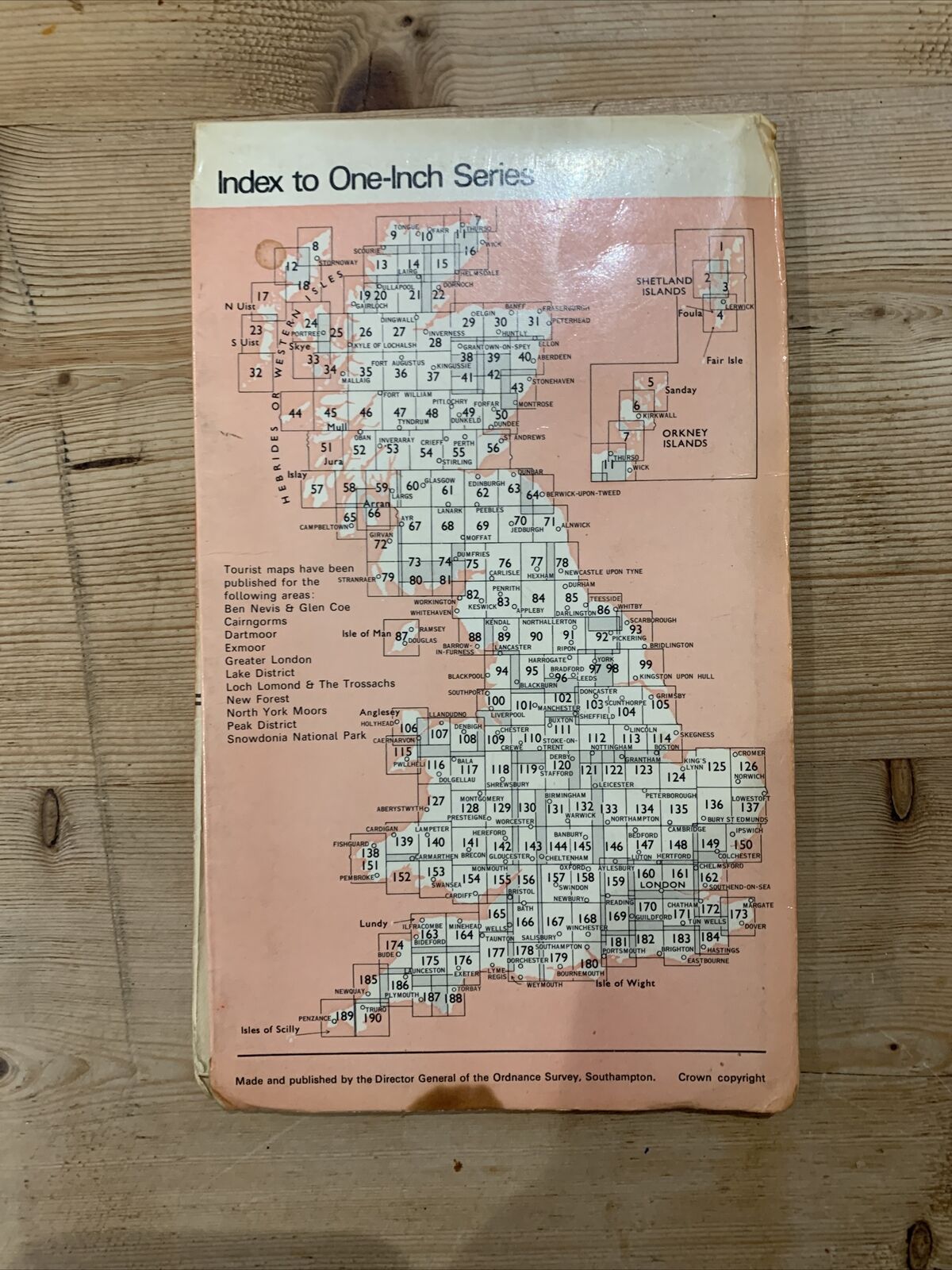 CHICHESTER Ordnance Survey One Inch Sheet 181 1970  Portsmouth Bognor Regis