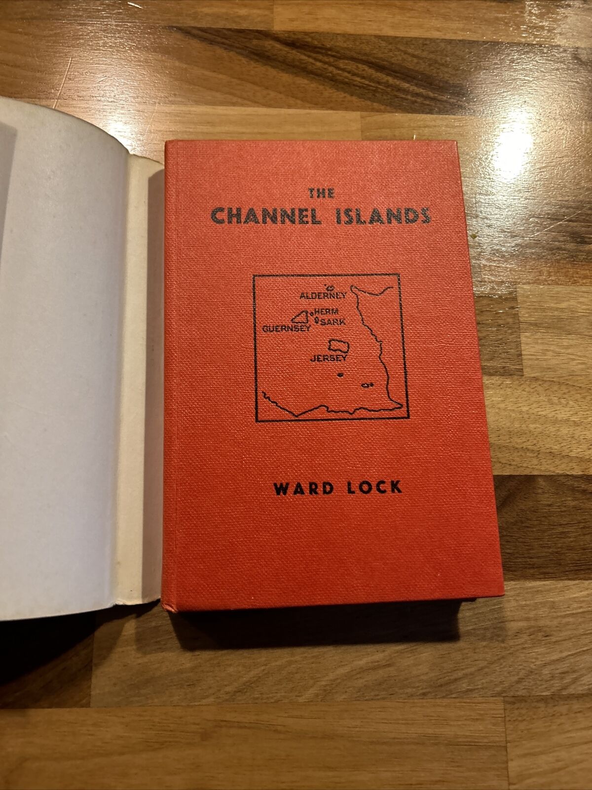 THE CHANNEL ISLANDS - Ward Locks Red Guide Hardback Dust Jacket Maps Jersey