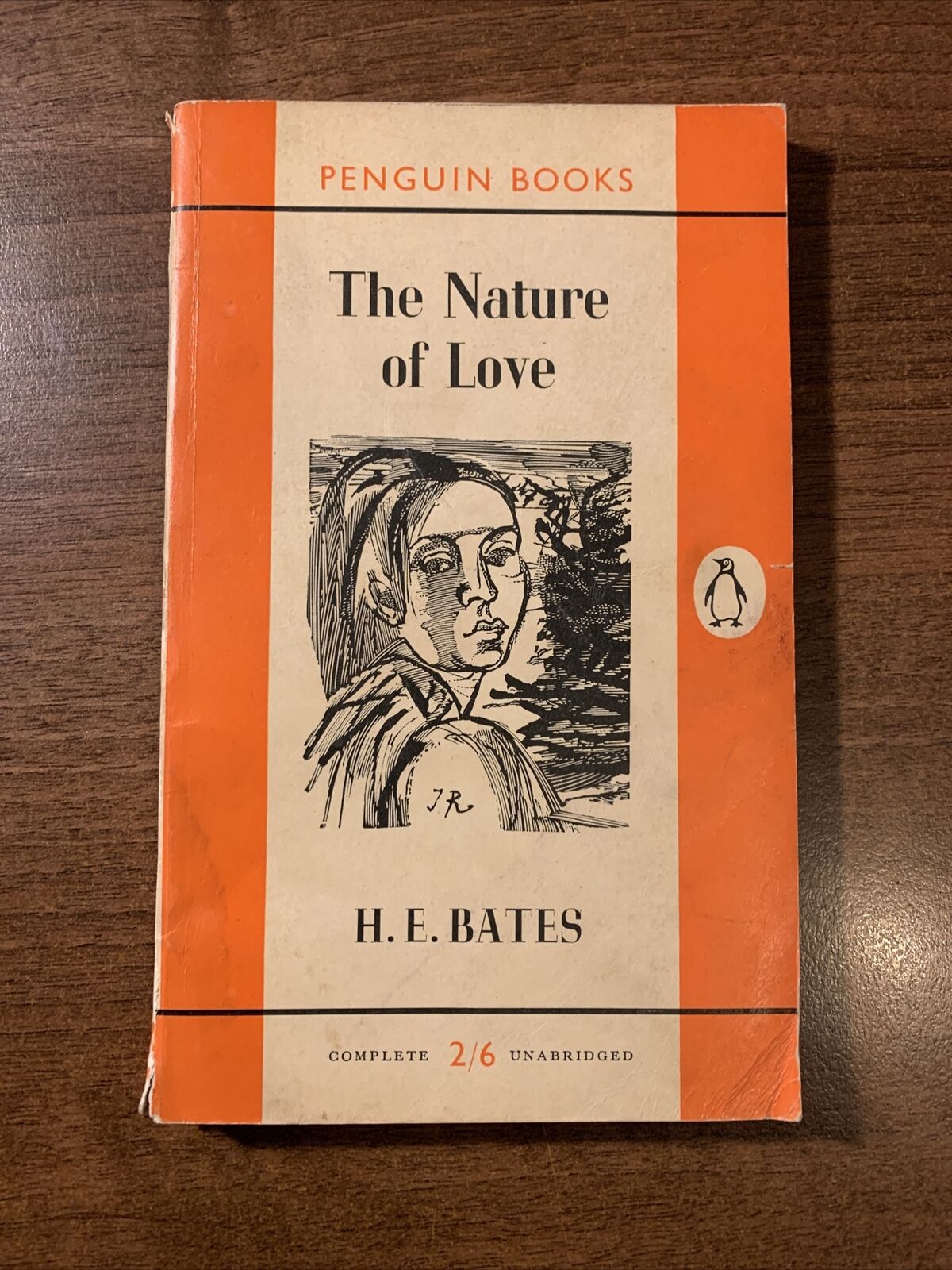 THE NATURE OF LOVE, 3 Short Novels - H E Bates - 1958 Penguin Books No. 1280