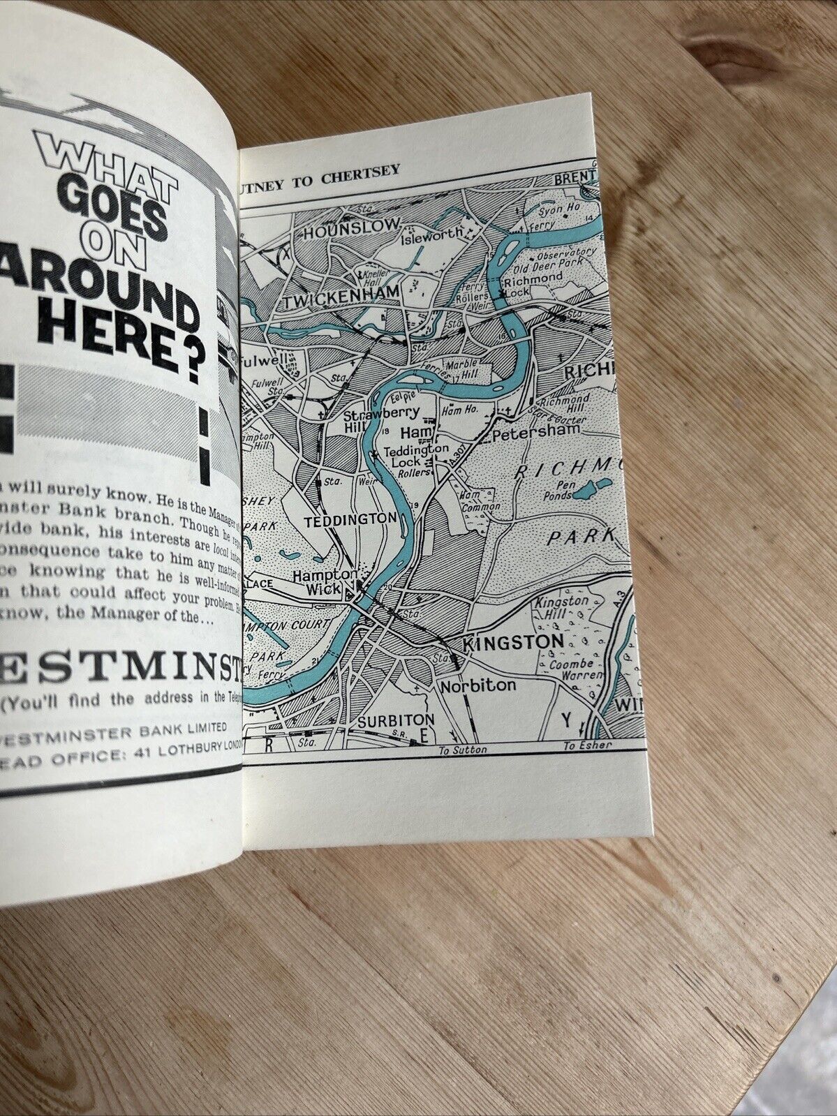 THE THAMES INCLUDING OXFORD Ward Locks Red Guide Hardback Dust Jacket Maps