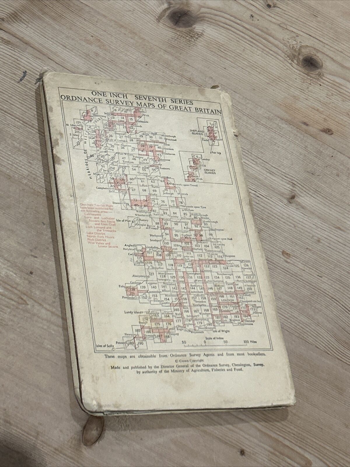 BOURNEMOUTH is Ordnance Survey Seventh Series CLOTH One Inch Map Sheet 179 1960